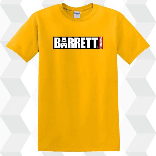 New barrett firearms logo men&#039;s t-shirt size s to 5xl