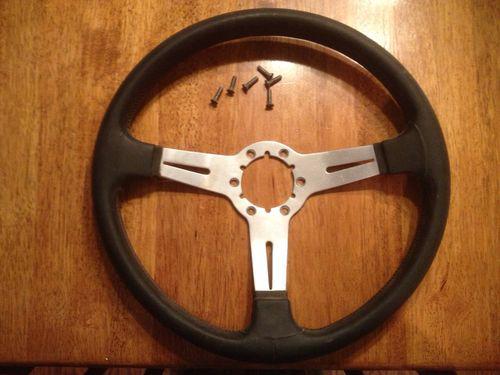 Corvette camaro nova chevelle steering wheel leather wrapped hot rod rat rod