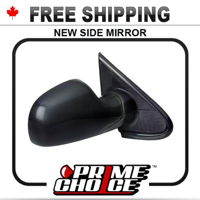 New manual gloss black passenger side view mirror caravan/voyager van right door