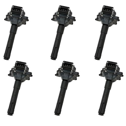 Ignition coil - set of 4 - vw audi - 1.8l 2.7l 3.7l 4.2l - 058905105 - new