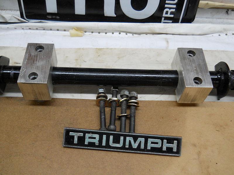 Tr4,tr250,tr6 billet rack/pinion solid rack mount kit complete warranty