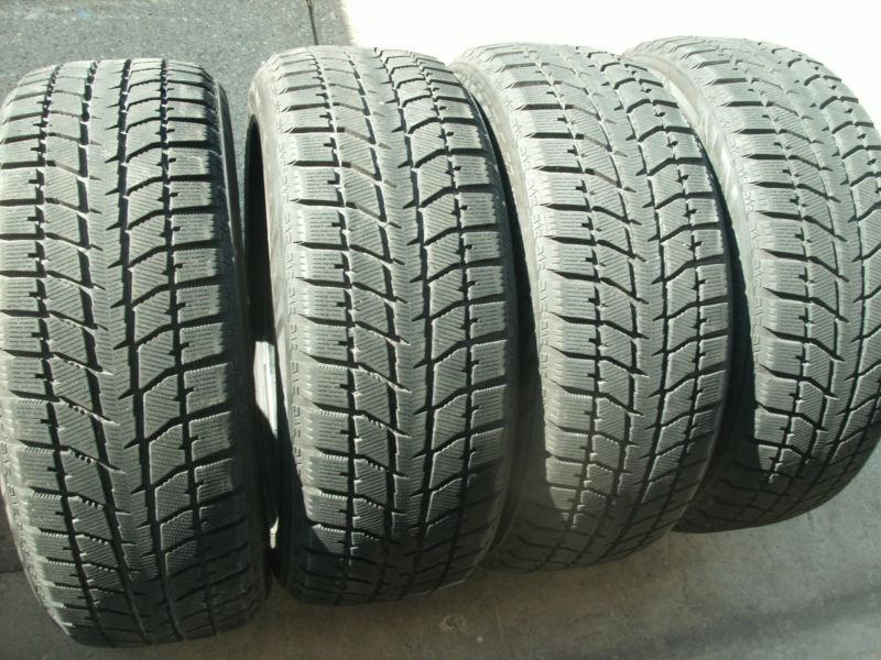 (4) 215/55/17 bridgestone blizzak ws-70 repair free 8.5-9.5/32nds fast shipping