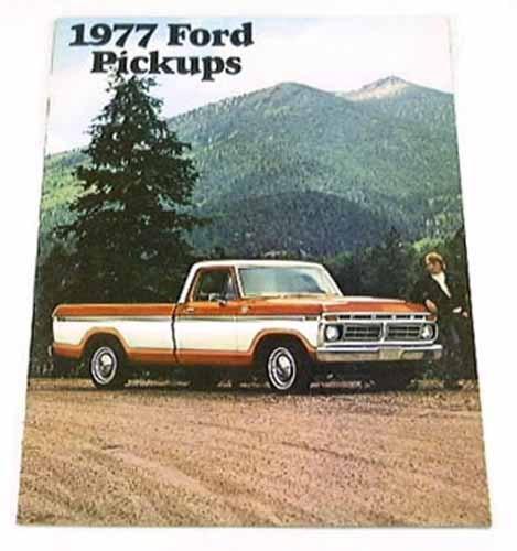 1977 77 ford pickup truck brochure flareside styleside f100 f150 f250 ranger