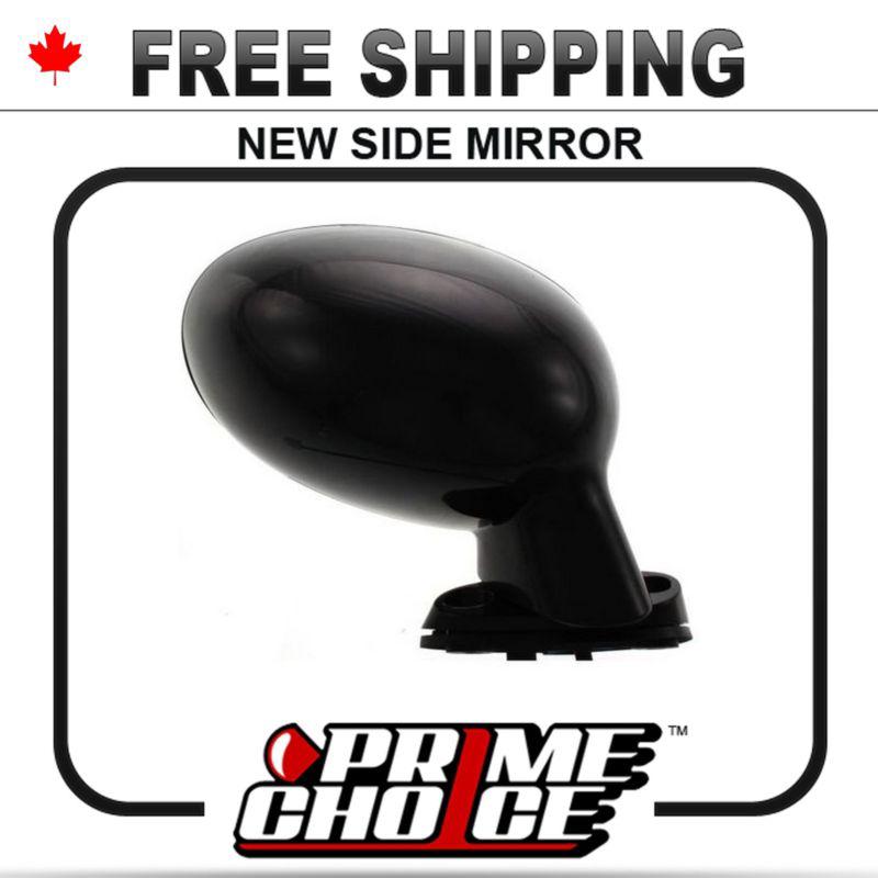 New power non heated passengers side view door mirror