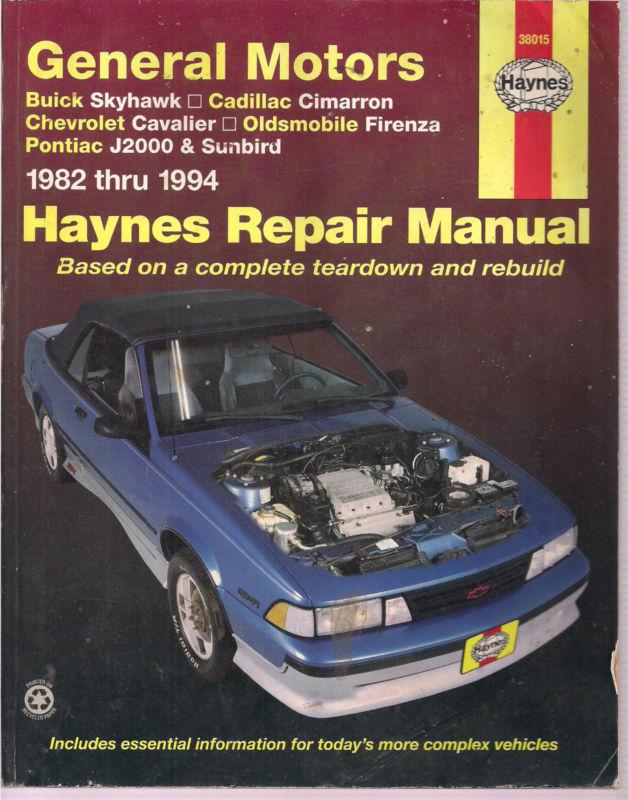  haynes repair manual general motors buick cadillac chevrolet oldsmobile pontiac