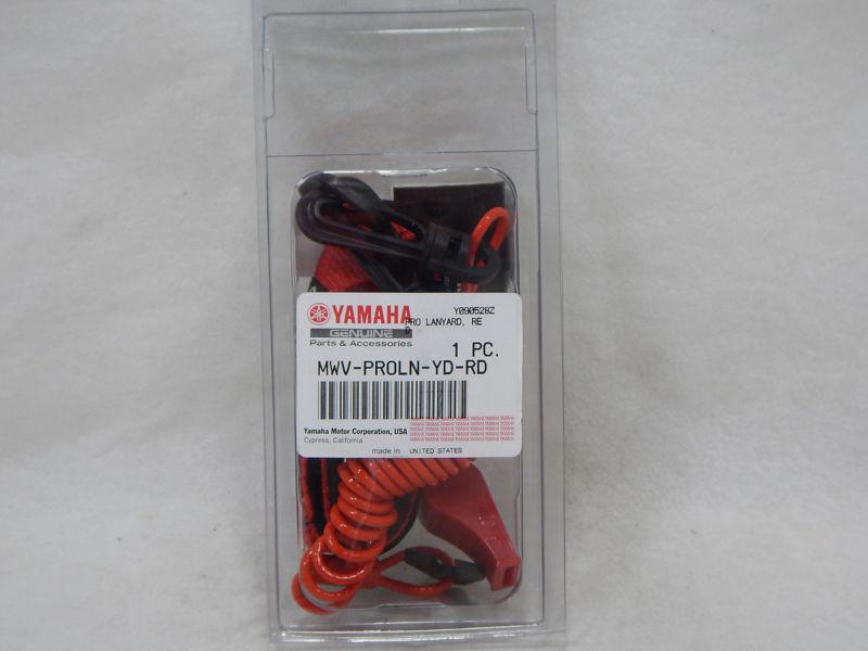 Yamaha mwv-proln-yd-rd pro lanyard red *new