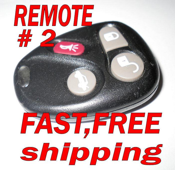 Oem factory cadillac cts keyless remote entry fob transmitter #2 12223130-50