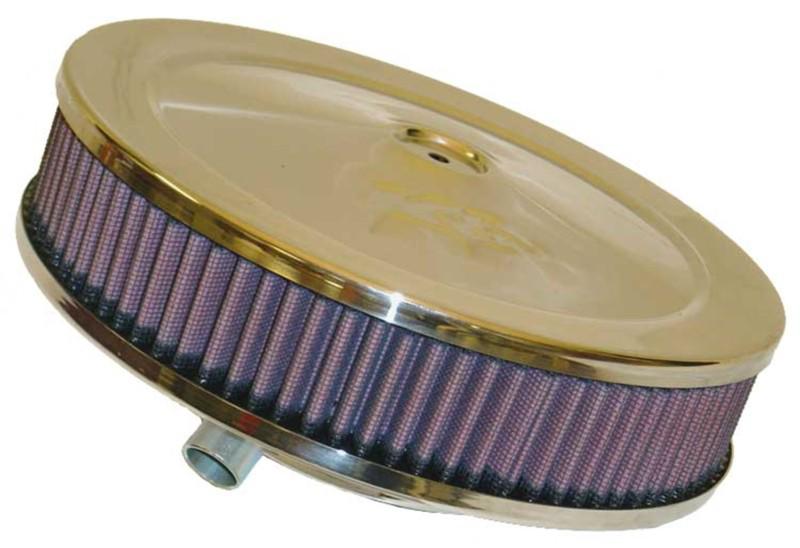 K&n filters 60-1110 - custom air cleaner assembly; 9 in.; stainless steel; neck