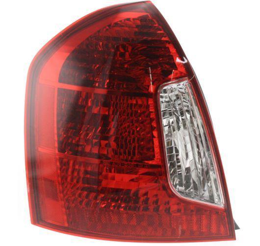 Hy2800136 left new tail light lamp clear red lens driver side lh hand sedan