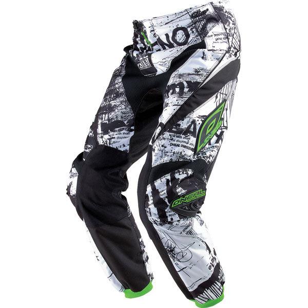 Black/green w40 o'neal racing element toxic pants 2013 model