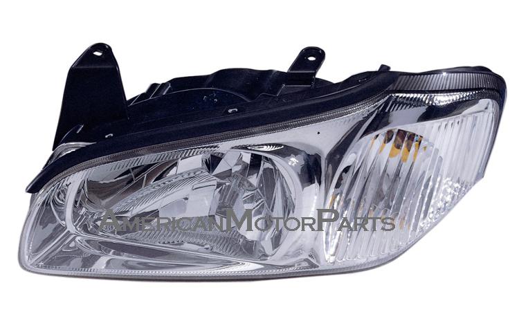 Left driver side replacement headlight w/ chrome bezel 99-01 nissan maxima