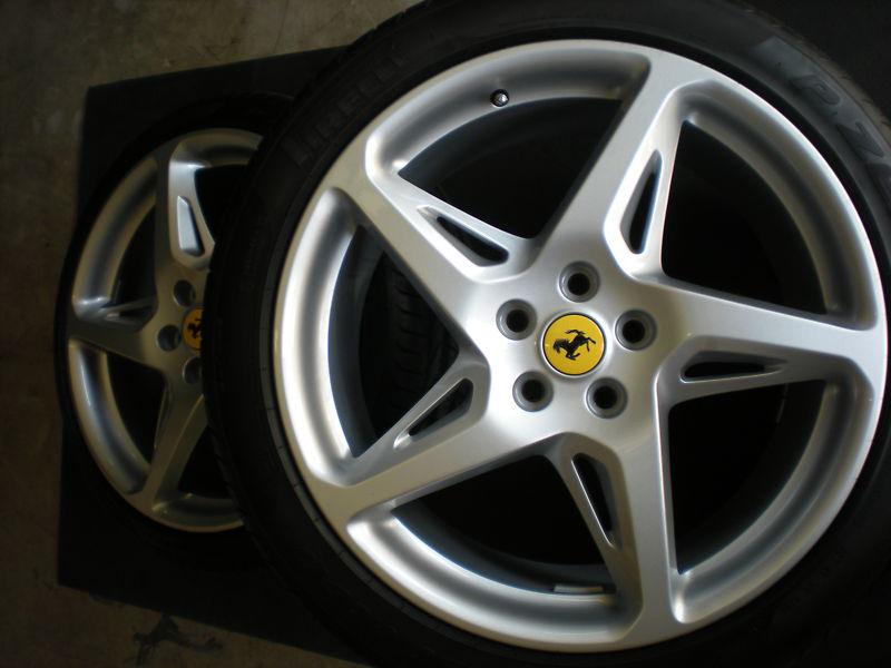 Ferrari 20" wheels and tires oem original factory ferrari 458 