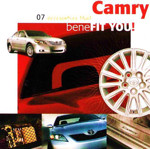 2007 toyota camry factory accessories brochure--hybrid