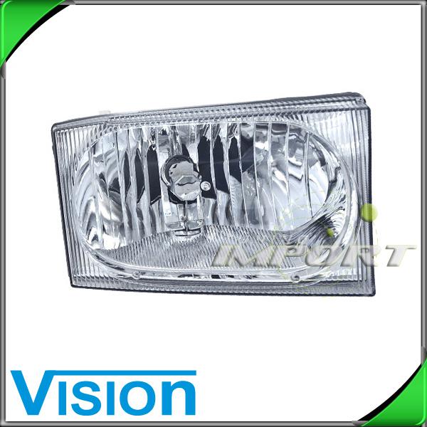 Passenger right side headlight lamp assembly aero design 02-04 ford f250 f350 sd