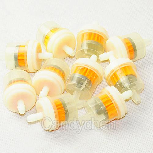 10x fuel gas gasoline filters for scooter motorcycle motorbike dirt bike go kart