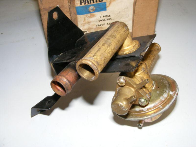 Buy 1969 70 CHRYSLER PLYMOUTH DODGE A/C WATER VALVE 2936495 NOS NEW AC ...
