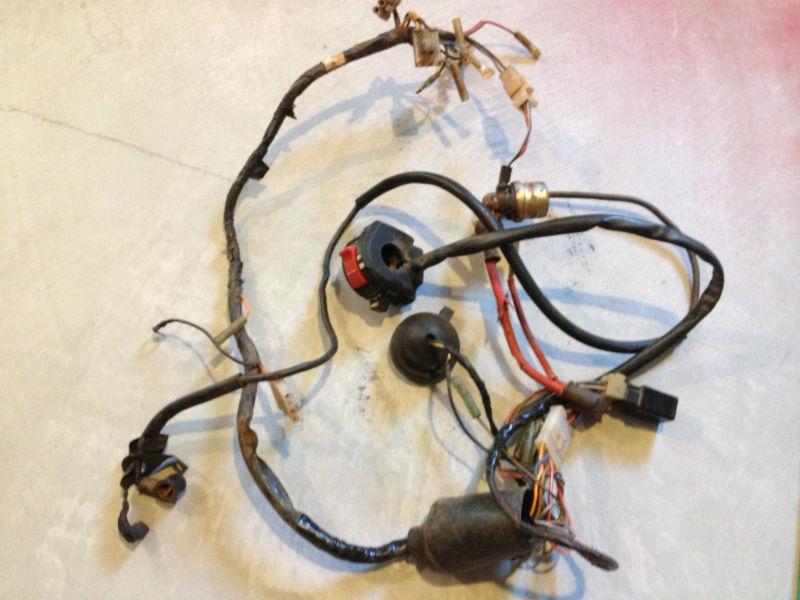 1986 1987 yamaha bw200 big wheel 200 wire harness wiring electric start switch