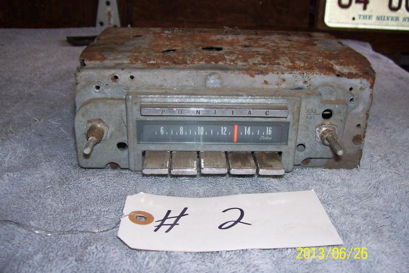 1965-66 pontiac delco am radio