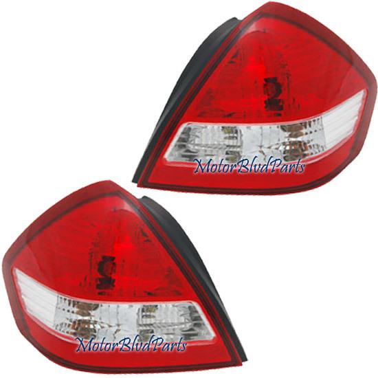 07-10 nissan versa sedan tail lamps lights driver + passenger lh+rh