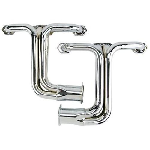 New sbc chevy chrome chassis headers, 3" collector