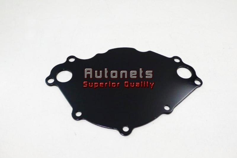 Aluminum black small block ford 289 302 351w electric water pump backing plate