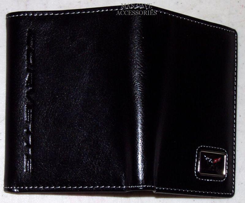 Chevrolet corvette c-5 tri-fold billfold wallet chevy vette c5