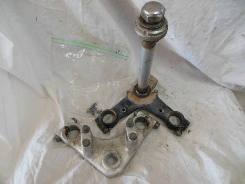 1969 honda sl90-hm triple clamps & bearings complete set with hardware