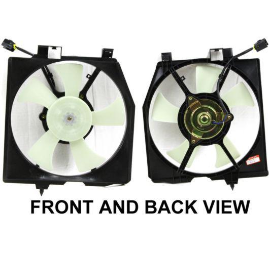 95-98 mazda protege 1.5l ac condenser cooling fan assembly rh right side