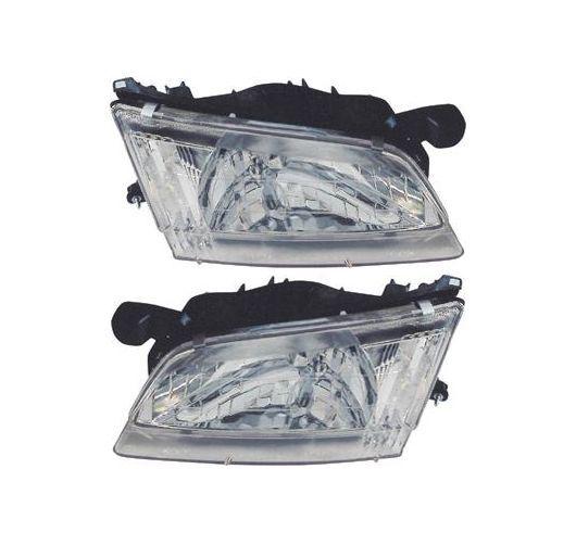 98-99 nissan altima composite headlights headlamps left lh & right rh pair set