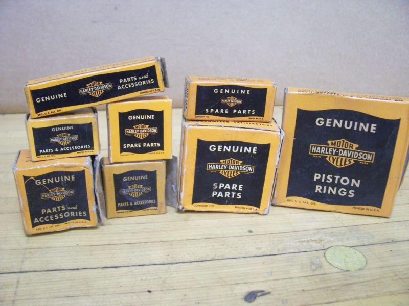 Vintage old original harley empty boxes for display knucklehead flathead panhead