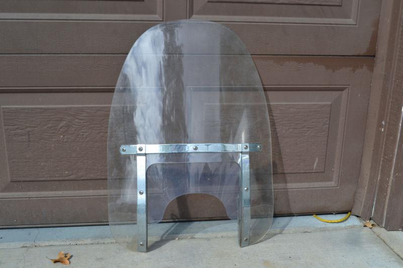 Original 1960's 1970's harley-davidson compact windshield for sportsters