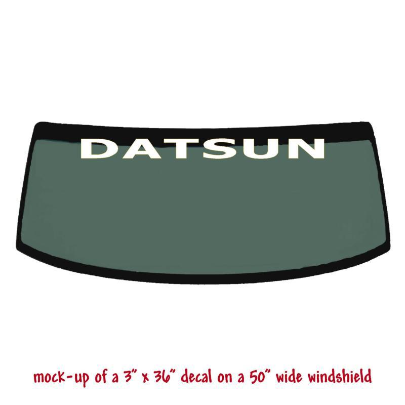 Datsun -  windshield banner decal sticker v2 nissan