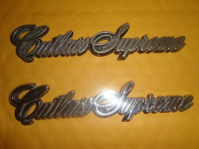 81-88 cutlass supreme emblem