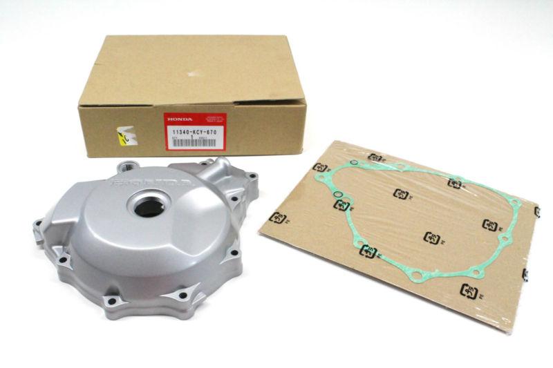 New genuine honda left side engine case cover w/ gasket 96-99 xr400 r  #j22