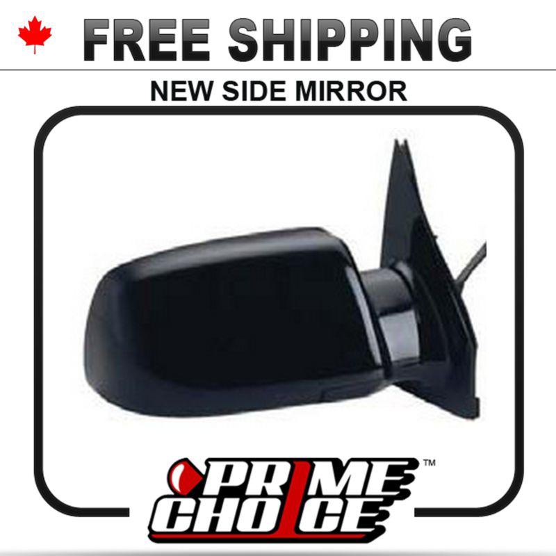 New manual folding black passenger side view mirror astro/safari van right door