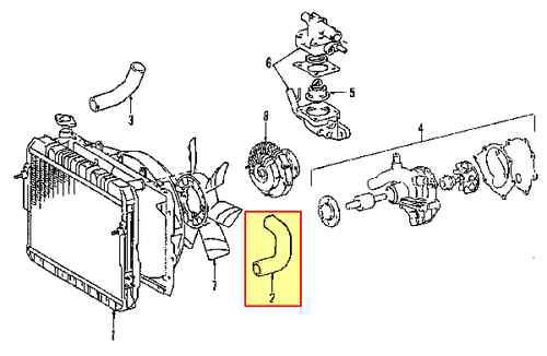 Toyota 1657175180 genuine oem factory original upper hose