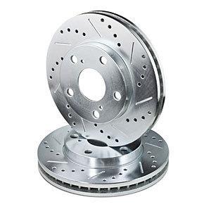 Power stop ar8255xpr cross-drilled and slotted brake rotors