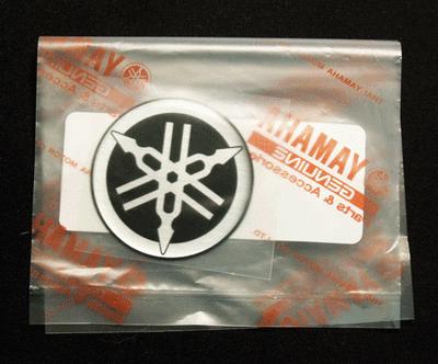 Yamaha fjr m1 emblem logo badge decal genuine bk 18mm. b