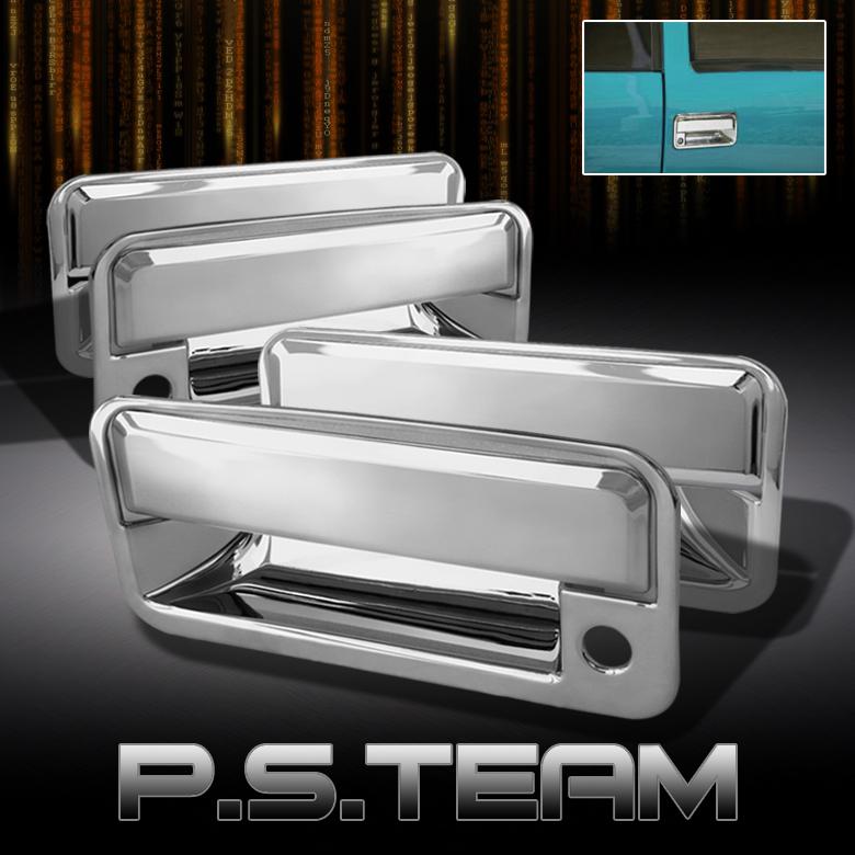 92-99 c10 c/k pickup suburban tahoe yukon 4dr chrome door handle covers