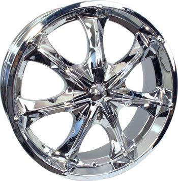 Trailblazer gmc envoy ranier 97x 20" chrome wheels rims