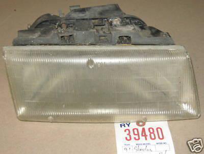 Dodge shadow sundance headlight head light/lamp r 1989 1990 1991 1992 1993 1994