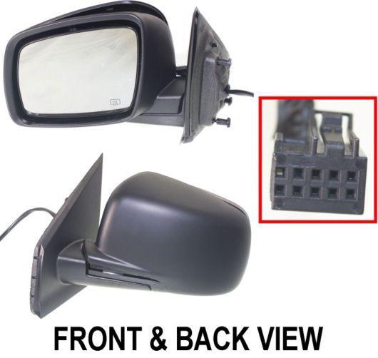 New drivers power side view mirror glass housing heat heated 09-12 dodge journey