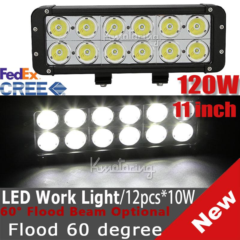 11" 120w cree led work light bar flood spot offroad 4wd 4x4 ute 160w 188w 126w