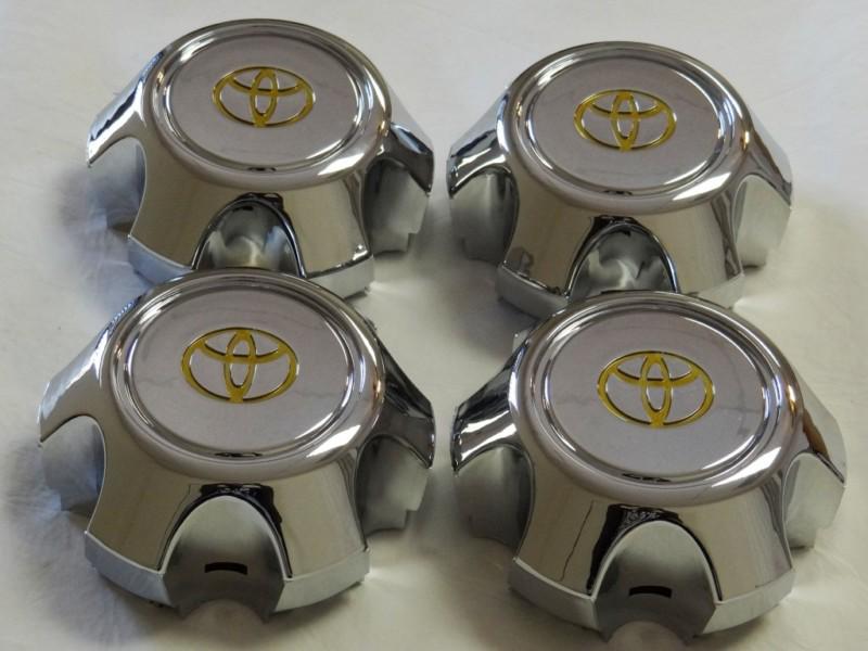 4 pieces wheel center hub caps fits:toyota 92-98 land cruiser chrome 6 lug