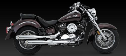 Vance & hines classic ii cruiser slip-ons chrome 19563