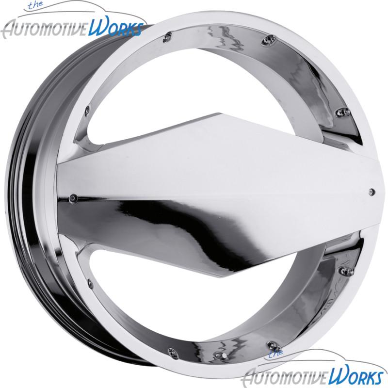 1 - 22x8.5 vision morgana 5x110 5x115 +32mm chrome wheel rim inch 22"