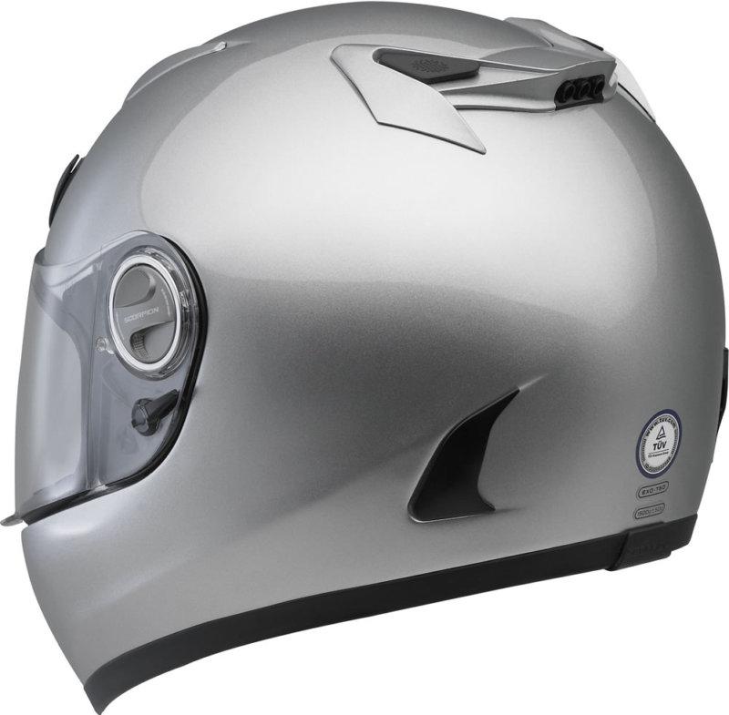 Scorpion exo-750 solid street helmet - hypersilver - xs