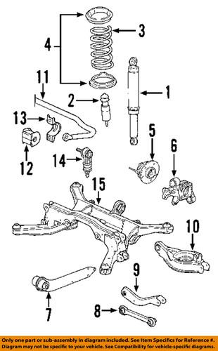 Saturn oem 20926646 rear shock absorber/shock absorber