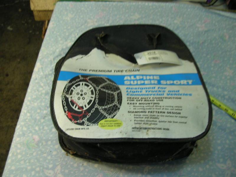 Laclede diamond pattern alpine super sport lt suv tire chains 31/9.50r15 2518