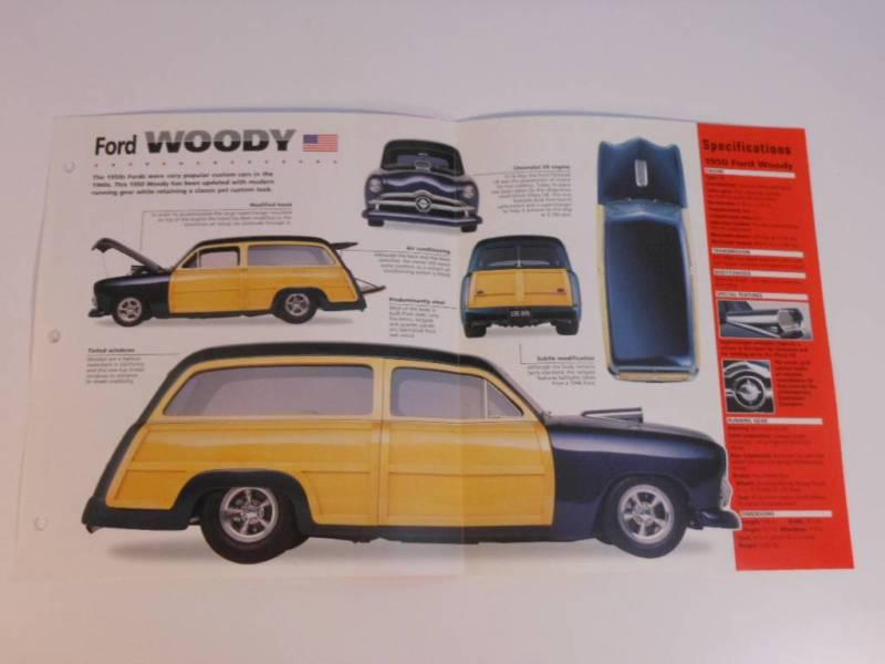 1950 ford woody imp brochure exc cond hot rods street machines group 8 #18